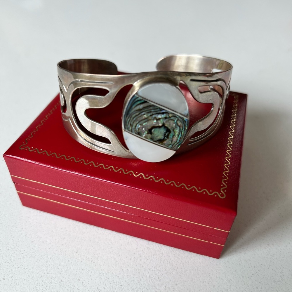 Sterling silver cuff